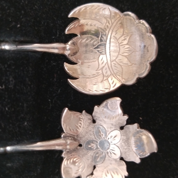 5 PC VINTAGE STERLING SILVER SPOONS - Picture 3 of 3